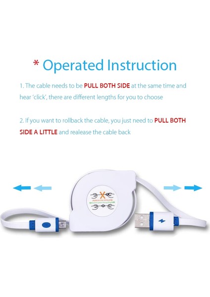 2m 3m USB C Tipi Kablo Geri Çekilebilir Samsung Huawei Xiaomi Için Usb-C Taşınabilir Tip-C Şarj Kablosu Cep Telefonu Şarj Cihazı Kabloları (Yurt Dışından) indirimleri