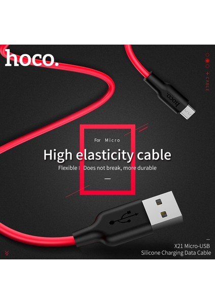 Hoco Silikon Mikro USB Kablosu 2 M 1 M 5V2A Hızlı Şarj Cihazı USB Veri Kablosu Samsung Xiaomi Huawei Cep Telefonu Kabloları Android Için (Yurt Dışından) fiyatları