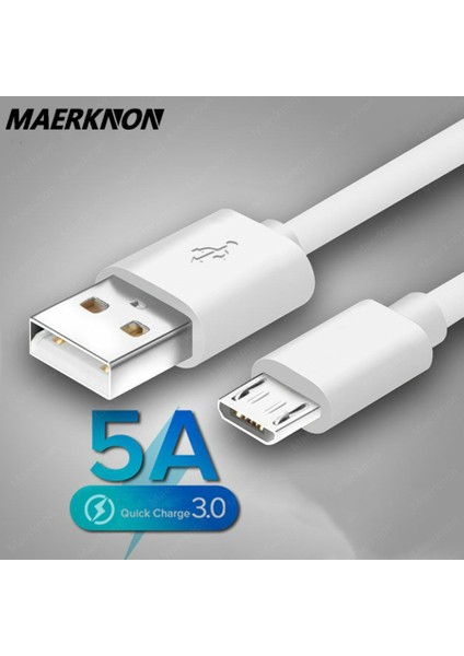 5A Süper Hızlı Şarj Kablosu Mikro USB Kablosu Data Sync Samsung S7 Huawei Xiaomi Not Tablet Android USB Telefon Şarj Kabloları (Yurt Dışından)