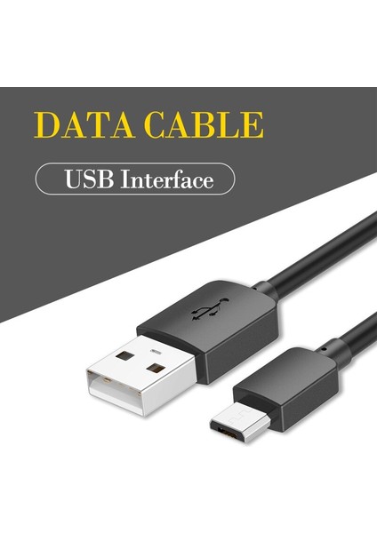 5V2A Mikro USB Kablosu 1m 2m 3m Hızlı Şarj Kabloları Cep Telefonu Android Şarj Kablosu Veri Kablosu Siyah ve Beyaz (Yurt Dışından)