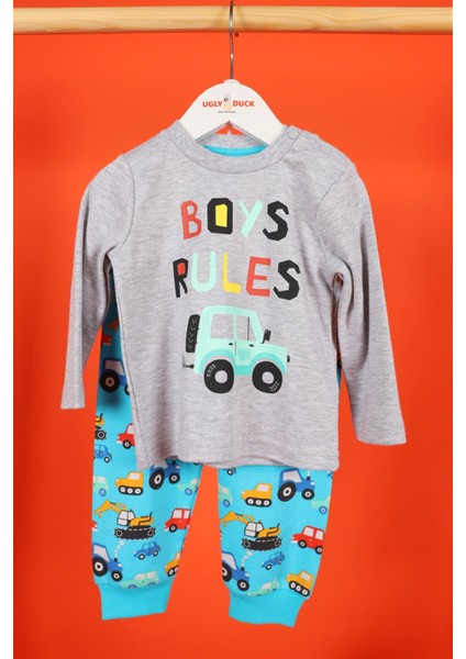 09 - 36 Ay Erkek Bebek Arabalı Pijama Takımı fiyatları