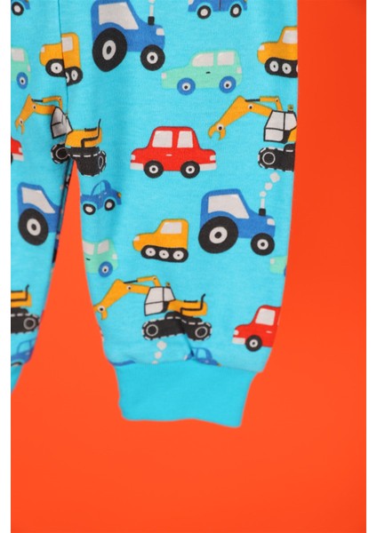 09 - 36 Ay Erkek Bebek Arabalı Pijama Takımı indirimleri