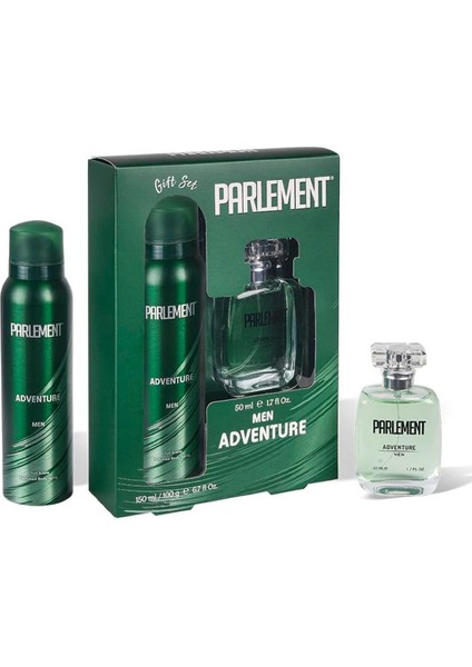 50 ml Adventure Erkek Parfüm + 150 ml Deodorant Seti