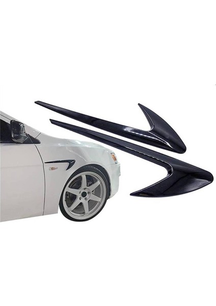Piano Black Tampon Çamurluk Venti Çamurluk Izgara Body Kit Parlak Siyah