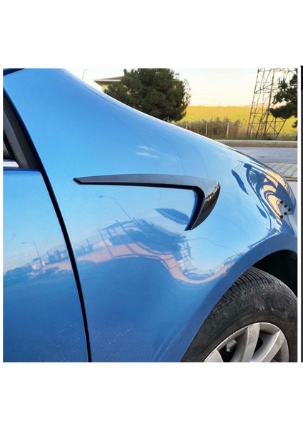 Piano Black Tampon Çamurluk Venti Çamurluk Izgara Body Kit Parlak Siyah