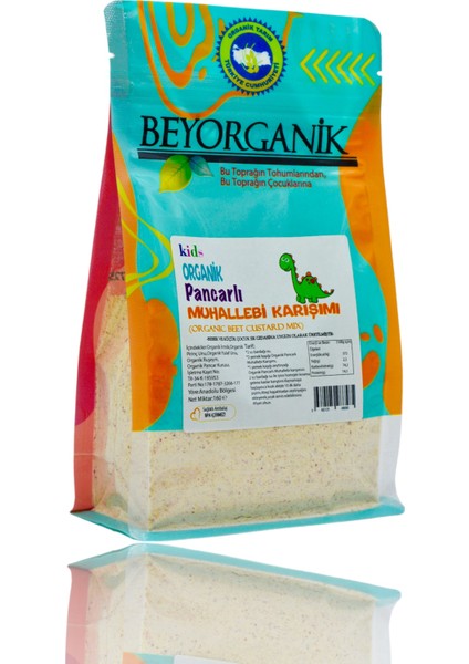 Organik Pancarlı Muhallebi Karışımı 160GR