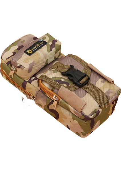 Çocuk Çok Katmanlı Kamuflaj Fermuarlı Kalem Çantası (Yurt Dışından)