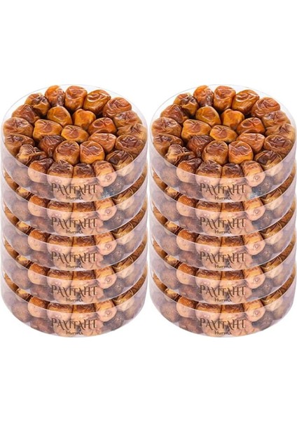 Medine Cassim Kasim Sukkari Rutab Duble Taze -Yaş Hurma 5 kg Tabak Hurma Yumuşak 10 Paket