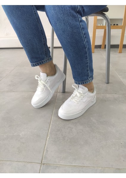 Unisex Günlük Ayakkabı Beyaz Taban Spor Ayakkabı Sneaker MG03