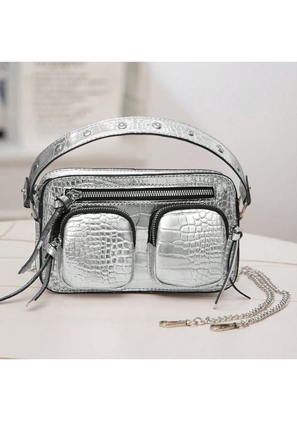 Sonbahar ve Kış Zincir Crossbody Çanta (Yurt Dışından)