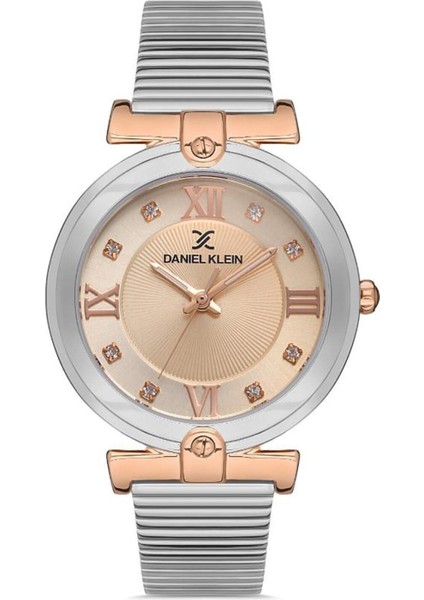 DK.FT.1.270 Daniel Klein Çelik Kordon 30 mt Suya Dayanıklı Yeni Sezon Şık Tasarım Bayan Kol Saati