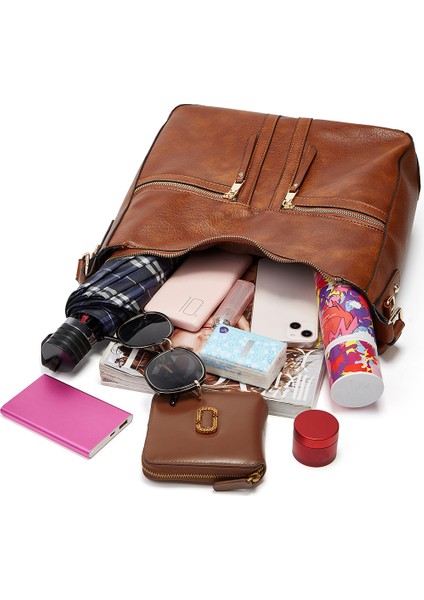 Moda Kadın Omuz Crossbody Büyük Kapasiteli Tote Çanta (Yurt Dışından)