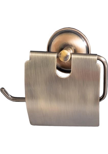 Banora Antiq Lux Kapaklı Tuvalet Kağıtlığı, Paslanmaz Metal, Antik Bronz fırsatları