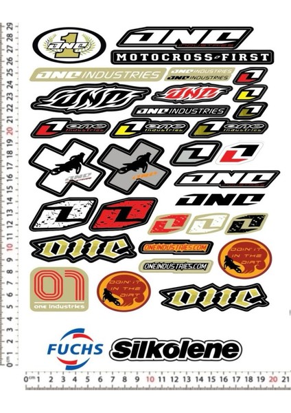 Motorsiklet Kask Leptop Telefon Arkası Sticker Çıkartma Seti