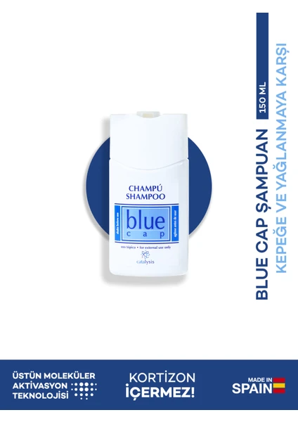 Blue Cap Şampuan 150 Ml (Kepek Ve Pullanmaya Karşı - Kortizonsuz