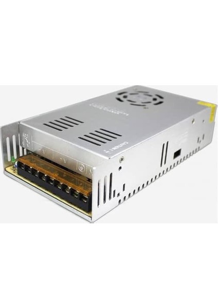 Kalın Kasa - 5 Volt 60 Amper Kayan Yazı ve Tabela Adaptörü Kalın Tip Smps Trafo Tırafo Adaptör Metal Kasa Kalın Tip 5V 60A 300W