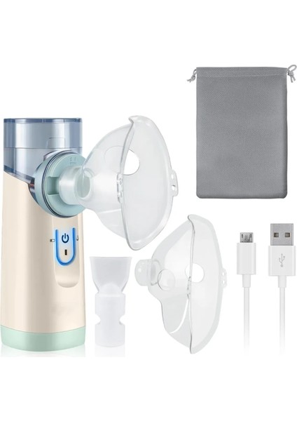 Taşınabilir Nebulizatör Makinesi Tıbbi Atomizer Nebulizatör Inhalatör Sessiz Inhaler Nemlendirme