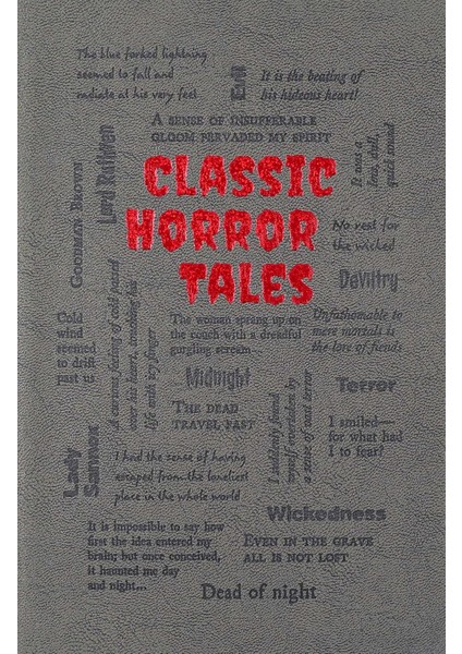 Classic Horror Tales Word Cloud Classics
