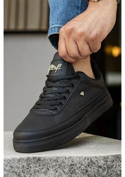 Erkek Günlük Yumuşak Iç Astarlı Şık Sneaker Spor Ayakkabı Siyah
