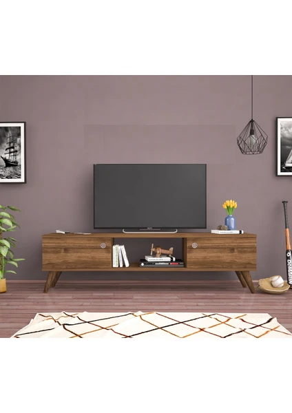 Ankara Mobilya Wood Ceviz 160 cm  Tv Ünitesi