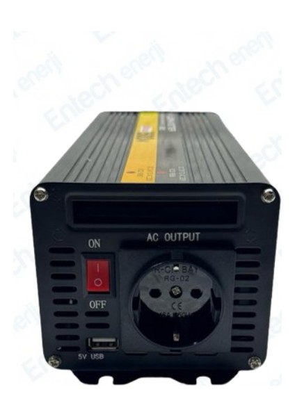 24 V Volt 1500 W Watt Modifiye Sinus Inverter Invertör 24-220 V Çevirici Dönüştürücü Dijital Ekranlı