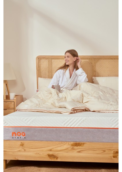 Amour Yıkanabilir Kılıf Visco Jel Paket Yaylı Yatak