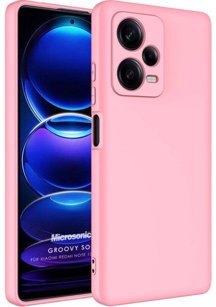 Xiaomi Redmi Note 12 Pro+ 5g Kılıf Groovy Soft Pembe
