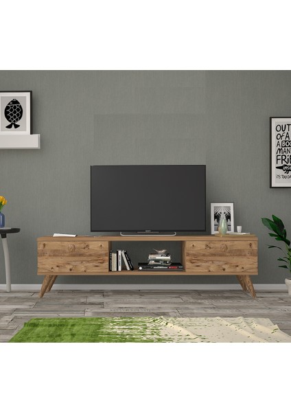 Wood Atlantik Çam 160 cm Tv Ünitesi