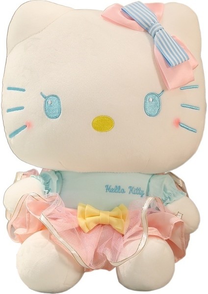 Hellokitty Kedi Peluş Oyuncak Yaratıcı Hello Kitty Bebek Çocuk Bayramı Bebek Kız Doğum Günü Hediyesi (Yurt Dışından)