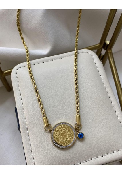 Çelik Gold Kolye