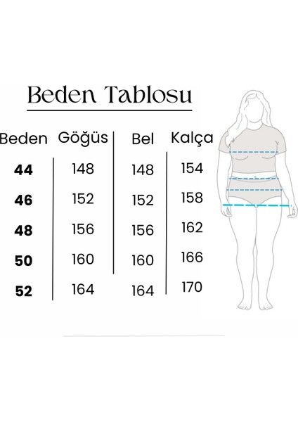 Even Plus Size Mavi Kupra Kısa Kollu Büyük Beden Elbise 46 Beden