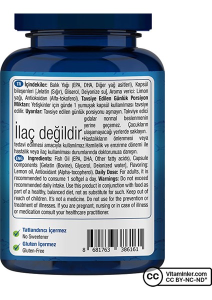 Omega 3 1000 Mg 30 Kapsül