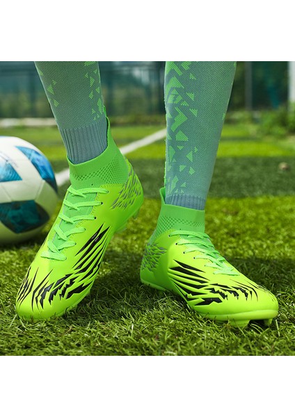 Erkek Yüksek Bilekli Futbol Krampon - Yeşil (Yurt Dışından) modelleri