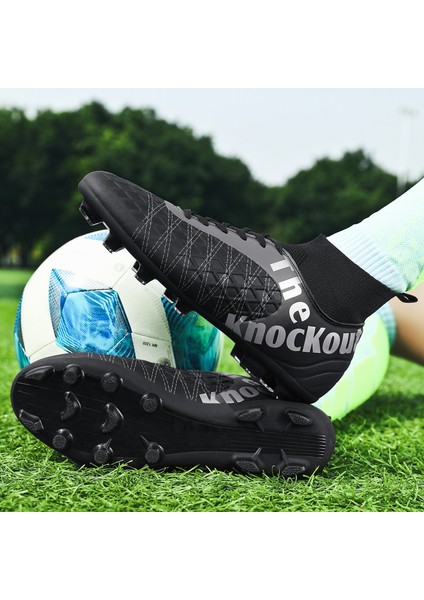 Erkek Futbol Krampon - Siyah (Yurt Dışından)