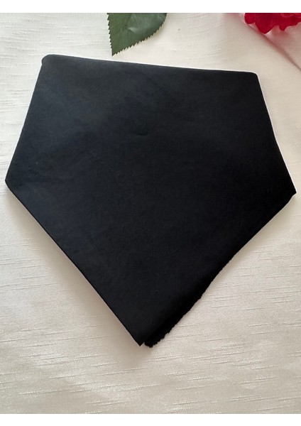 Siyah Renk Düz Çok Amaçlı Bandana %100 Cotton