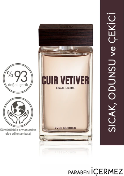 Yves Rocher Cuir Vetiver Erkek Edt - 100 Ml