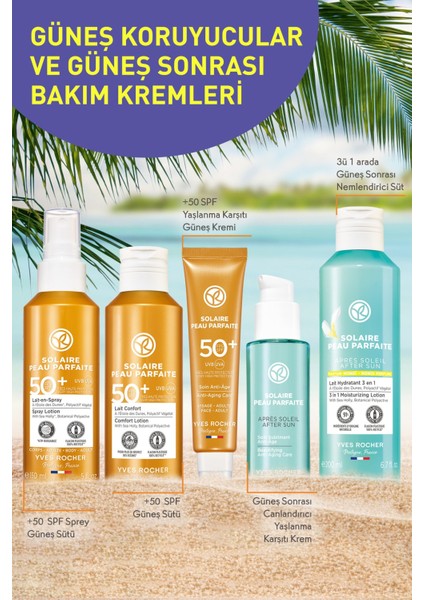 Yves Rocher Spf 50 Yüksek Korumalı Yaşlanma Ve Leke Karşıtı Yüz Güneş Kremi/solaire Peau Parfaite-40 ml