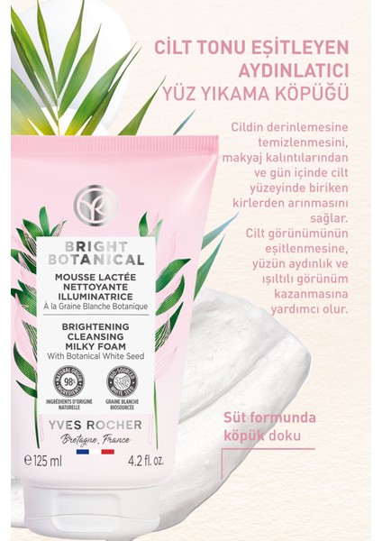 Yves Rocher Leke Ve Kırışık Karşıtı Bitkisel Bakım Bright Botanical - Yüz Yıkama Köpüğü-125ml