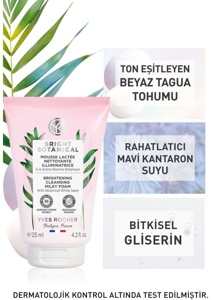 Yves Rocher Leke Ve Kırışık Karşıtı Bitkisel Bakım Bright Botanical - Yüz Yıkama Köpüğü-125ml