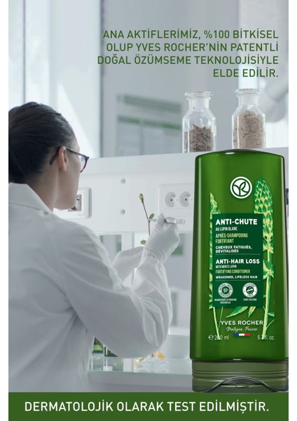 Yves Rocher Saç Dökülmesine Karşı (anti-chute) Güçlendirici Prebiyotik Saç Kremi - Vegan-200 Ml- 52694