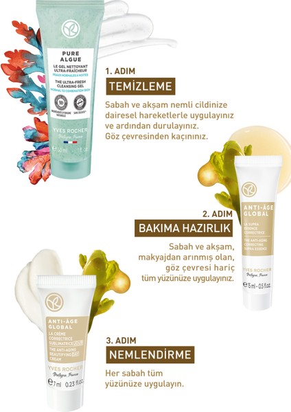 Yves Rocher Yenileyici Yaşlanma Karşıtı - Günlük Rutin Tanışma Seti