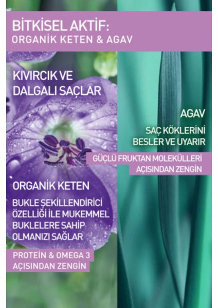 Yves Rocher Kıvırcık ve Dalgalı Saçlar İçin (Boucle) Bukle Belirginleştirici Bakım Kremi - Vegan-150 ml