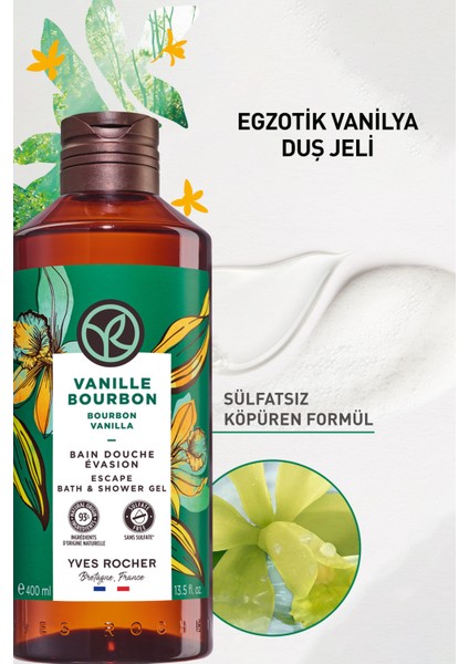 Nemlendirici Duş Jeli - Egzotik Vanilya - 400ml