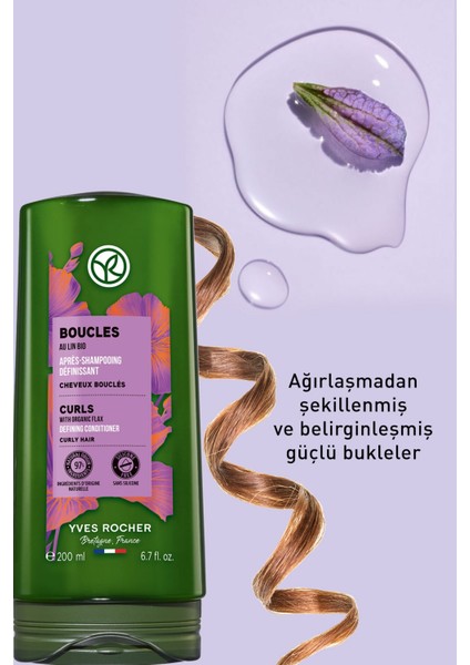 Yves Rocher Kıvırcık ve Dalgalı Saçlar İçin (Boucle) Bukle Belirginleştirici Saç Kremi - Vegan-200 ml