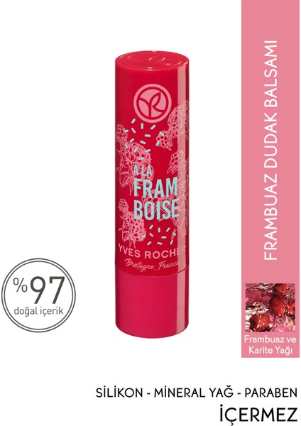 Yves Rocher Frambuaz Dudak Balsamı-4.8 g