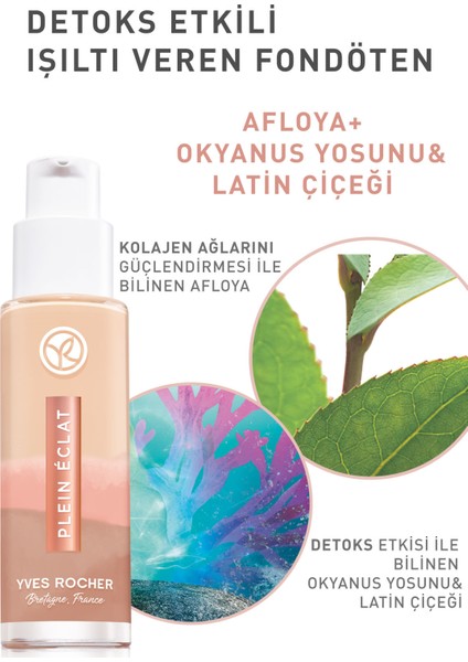 Yves Rocher Detoks Etkili Işıltı Veren Fondöten- Pembe 200-30 Ml-62060