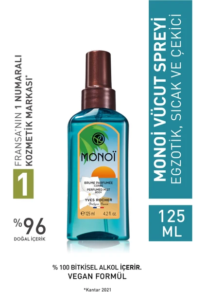 Yves Rocher 35. Yıl Monoi Vücut Spreyi-125 Ml-28256