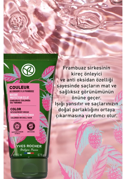 Yves Rocher Boyalı Saçlar İçin (Couleur) Renk Koruyucu Saç Maskesi - Vegan-200 ml