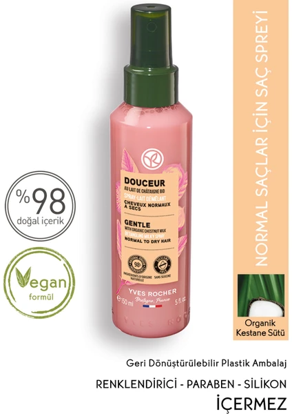 Yves Rocher Besleyici (Douceur) Kolay Tarama Spreyi - Vegan-150 ml