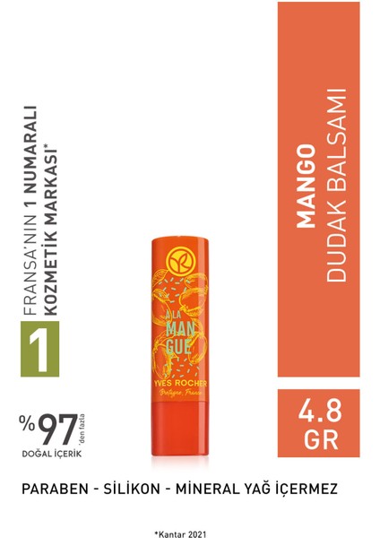 Yves Rocher Mango Dudak Balsamı-4.8 g-90135